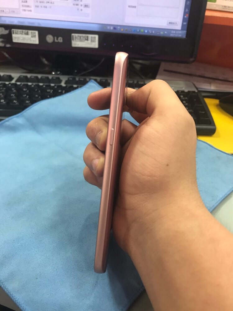 갤럭시s7 핑크골드 판매--3