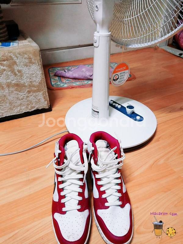 나이키 여성 덩크 스카이 하이 245 흰핑--0