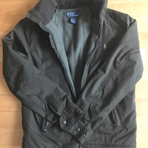 폴로 페리 라인 자켓 카키색 s사이즈