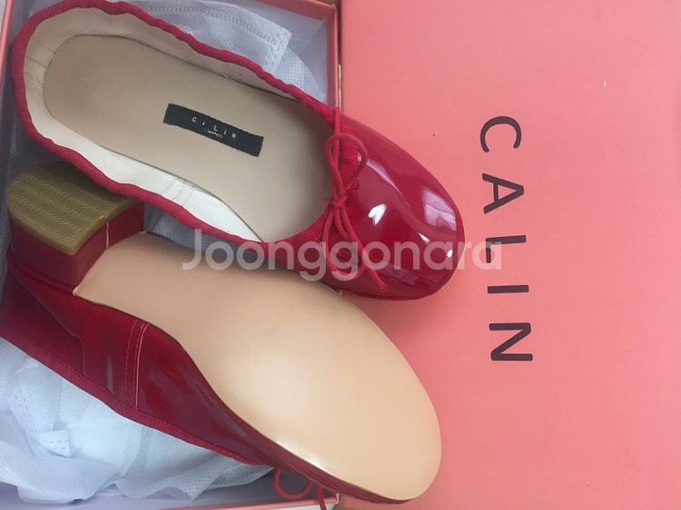 꺌랑CALIN깔랑 레드 230 3센티 새상품--0