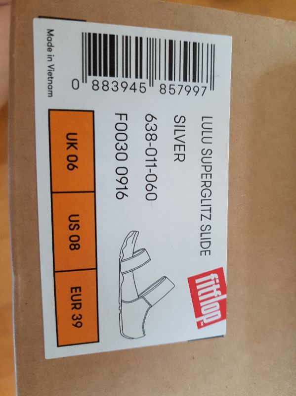 핏플랍 루루 슈퍼글리츠 슬라이드  US08 UK0--3