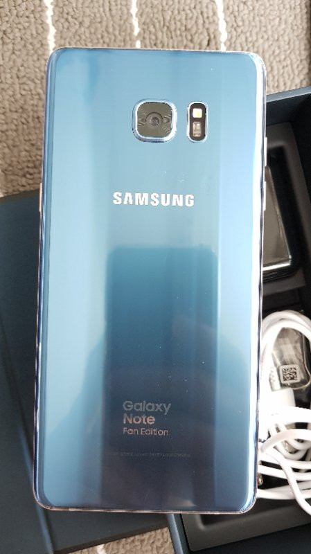 노트fe n935s SKT 64G 블루코랄 SS급--6