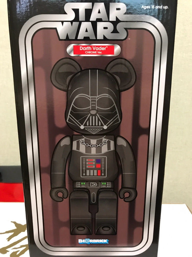 ★ 베어브릭 다스베이더 크롬 ( Darth Vad 이미지