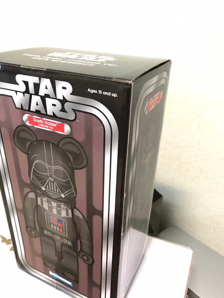 ★ 베어브릭 다스베이더 크롬 ( Darth Vad 이미지
