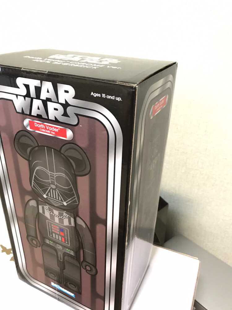 ★ 베어브릭 다스베이더 크롬 ( Darth Vad--1
