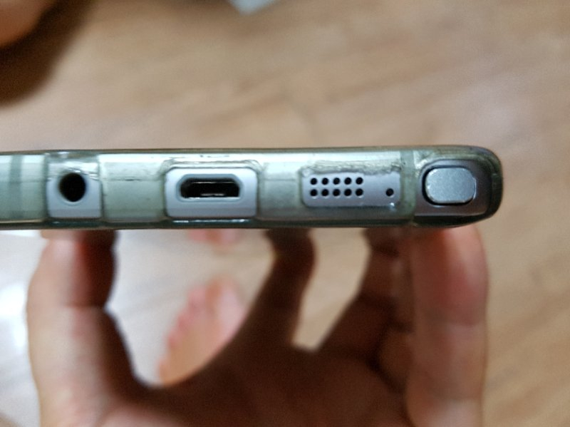 skt 노트5  32g 실버 단품--2