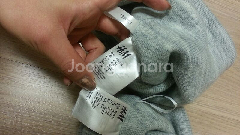 유아동 회색 비니 h&m 모자--2