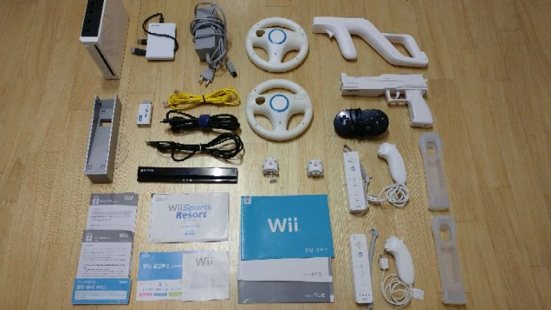 (wii 2인셋) 하드로더 풀구성 패키지 이미지