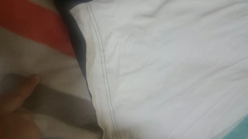 노티카 컬러블럭 자수 빅로고 럭비티 이미지