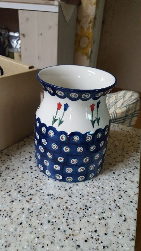 폴란드산 파뷔에 브랜드 도자기  머그 세트외 수저 이미지