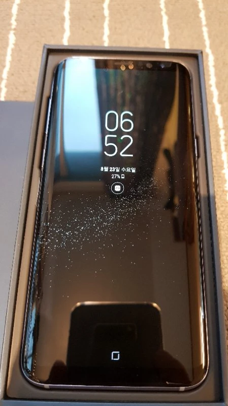 SKT갤럭시 s8플러스 64G 오키드그레이 미사용 이미지