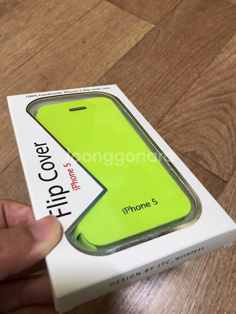 아이폰5 플립커버 케이스 (새상품)--1