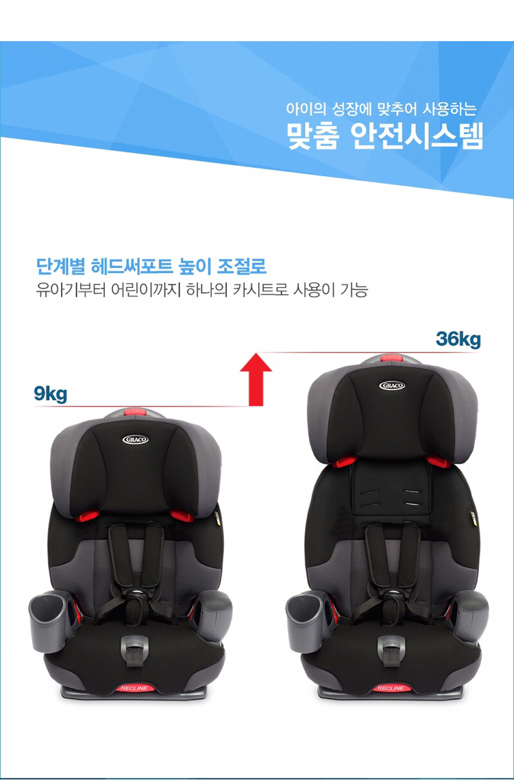 그라코 노틸러스 유아 카시트--2