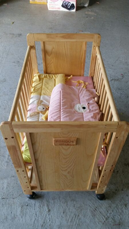 퐁듀 에코 4in1 아기침대--2