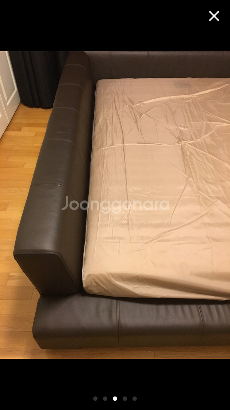 까사미아 까사온 퀸사이즈 퀸사이즈 가죽 침대 겸 --2