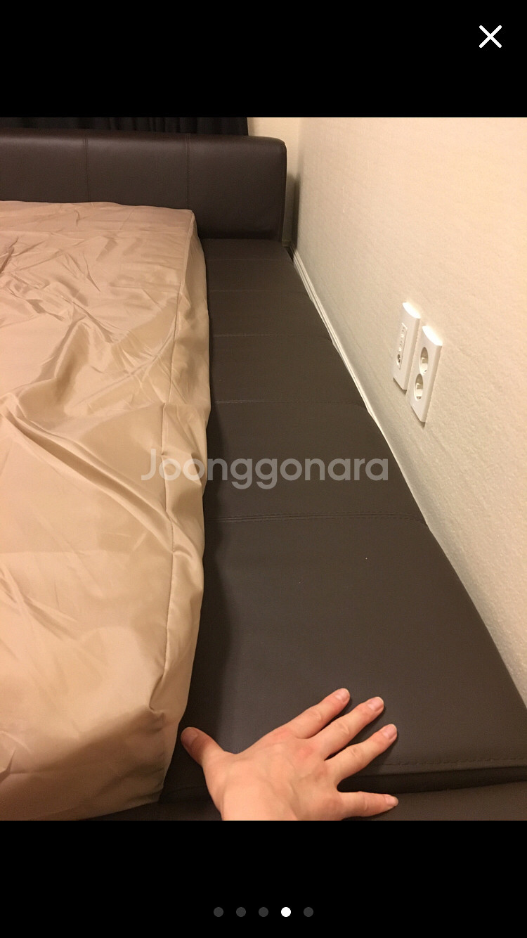 까사미아 까사온 퀸사이즈 퀸사이즈 가죽 침대 겸 --3