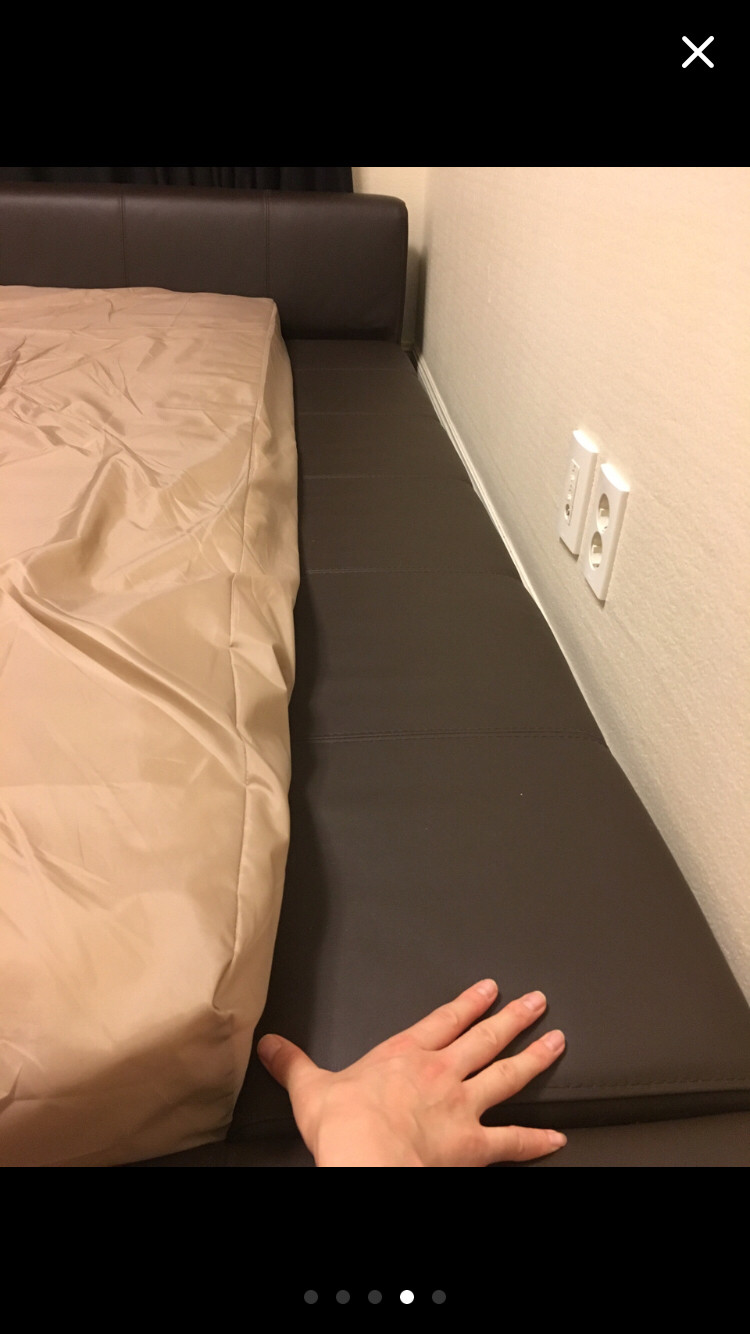 까사미아 까사온 퀸사이즈 퀸사이즈 가죽 침대 겸 이미지