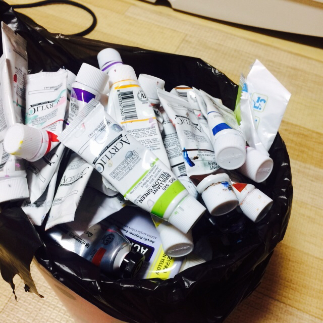 liquitex,알파,신한 아크릴 물감--8