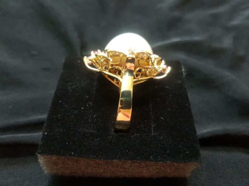 18k쓰부다이아에메랄드루비진주진주반지--7