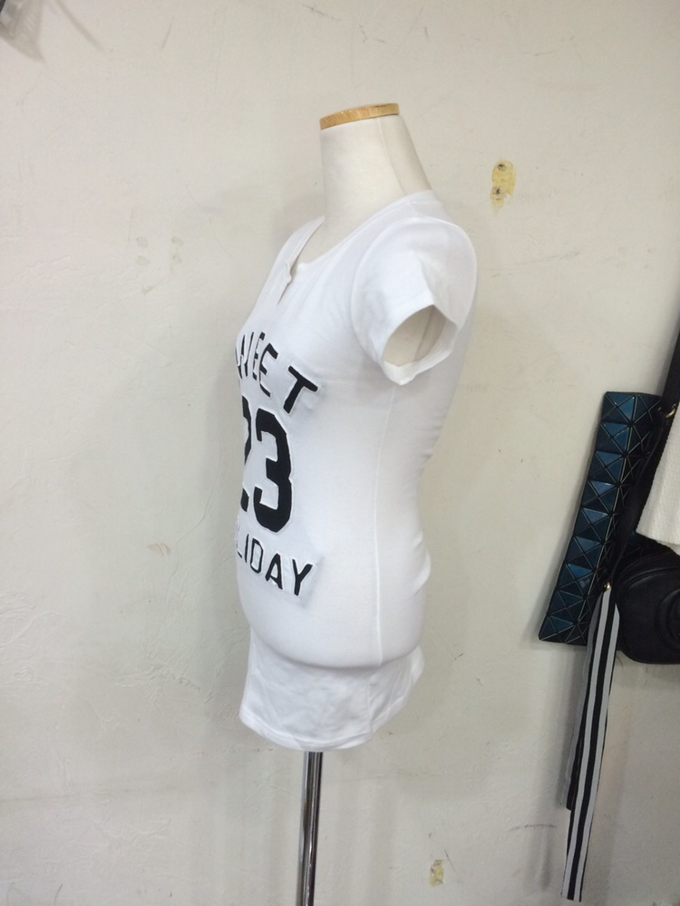 화이트캐주얼티셔츠--2