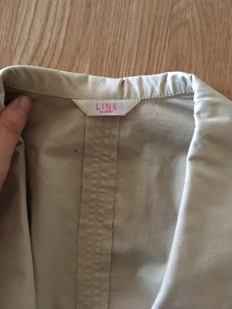 라인 베이지 자켓. 55--1