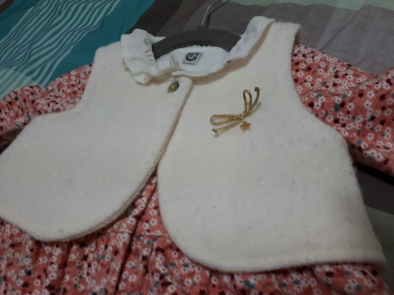 #육아왕 아이옷 디어베이비 골덴 원피스 세트 80--1