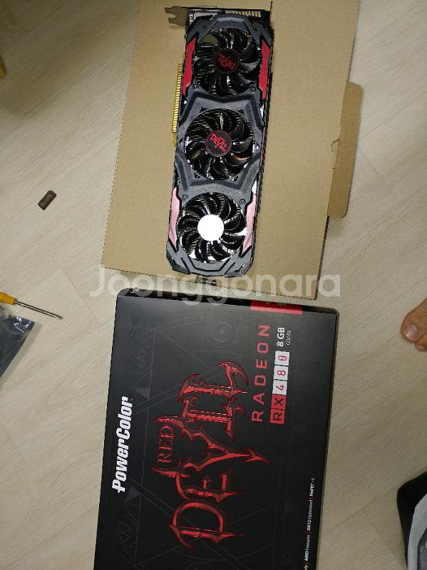 rx480 powercolor 붉은악마 8gb 신--1