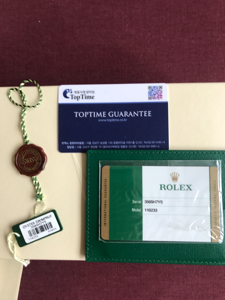 (정품)로렉스 데이저스트 콤비 10포인트 다이아 --4