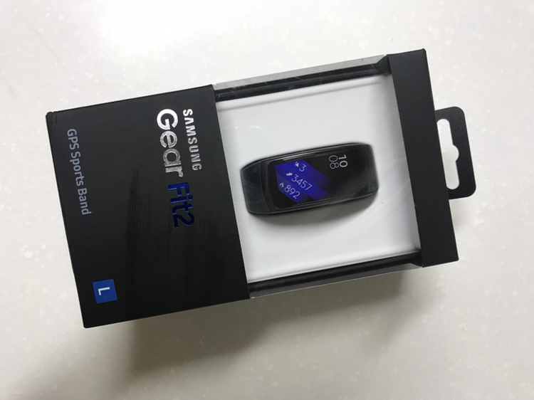 삼성 기어핏2 블랙 L(미개봉) 판매합니다.--1