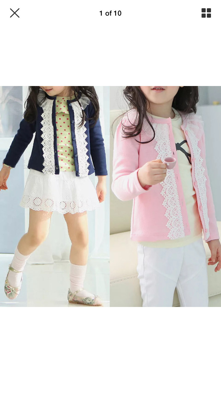 3-4 세 유아 가을 가디건 새제품 착불 ~~ 이미지