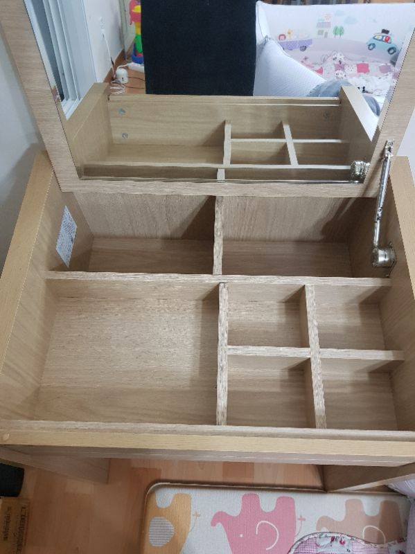 리바트 화장대 레터시리즈 소형화장대 판매 이미지