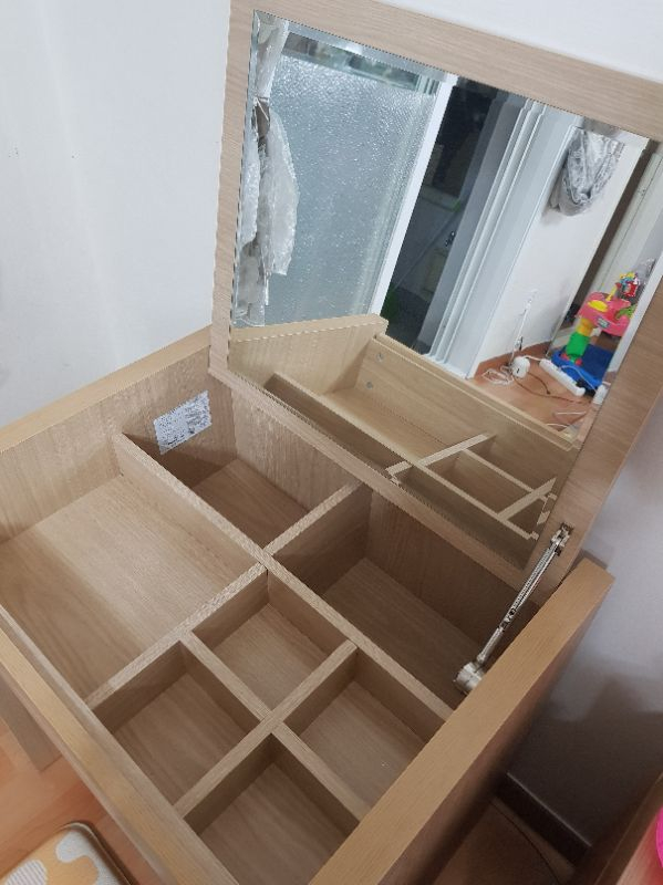 리바트 화장대 레터시리즈 소형화장대 판매 이미지