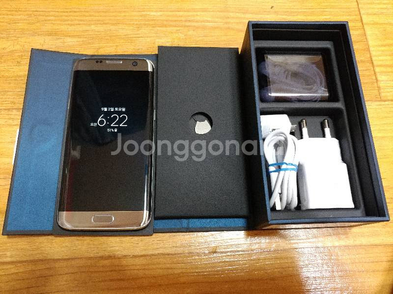전북전주,익산 갤럭시S7엣지 실버 풀박스--0