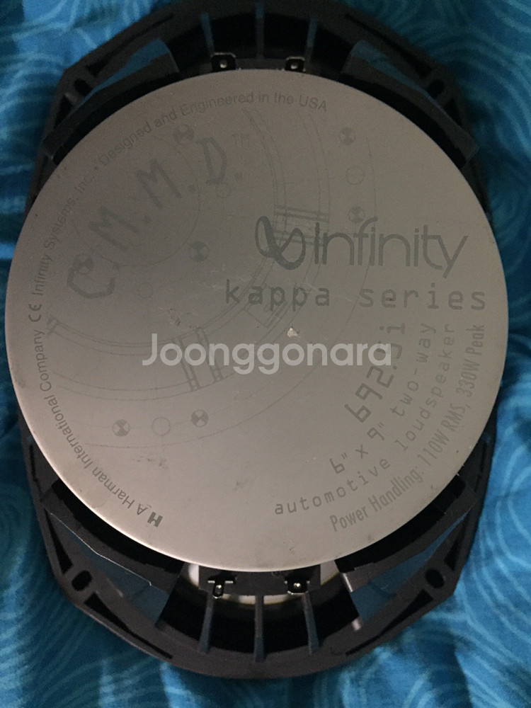 infinity kappa 차량용 스피커 6x9 --3