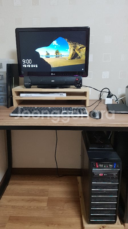 중고 pc본체 + 모니터 팝니다--0