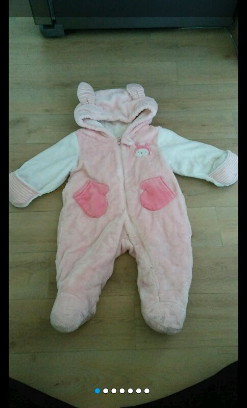 아가방 방한 우주복 80--0