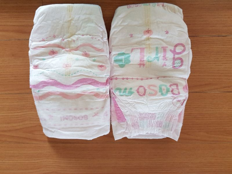 보솜이 천연코튼 밴드 여아 라지  52*2팩+35--2