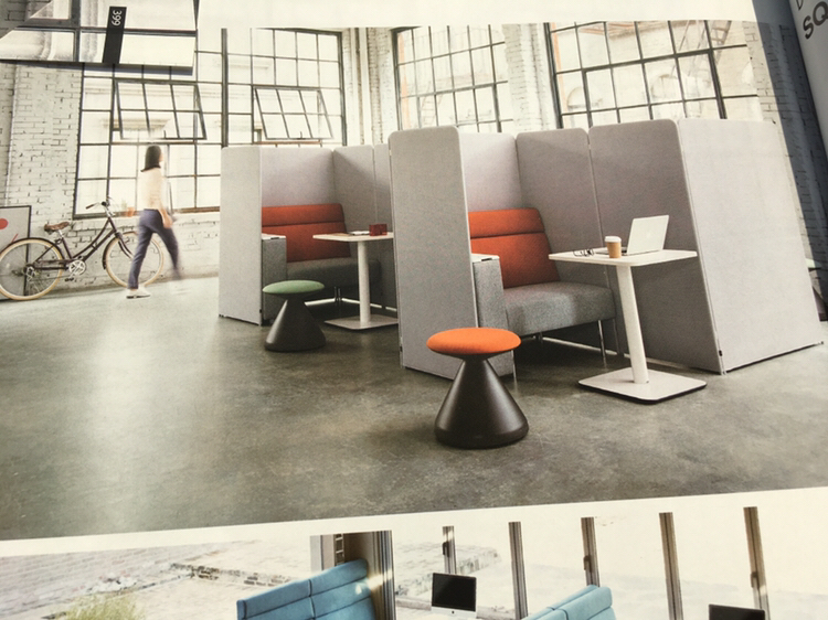 퍼시스 사무실 IT소파 (CS589) 2개 -초민--7