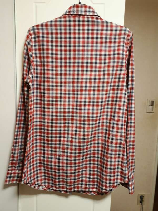 (새상품/택포)자라 체크남방--4