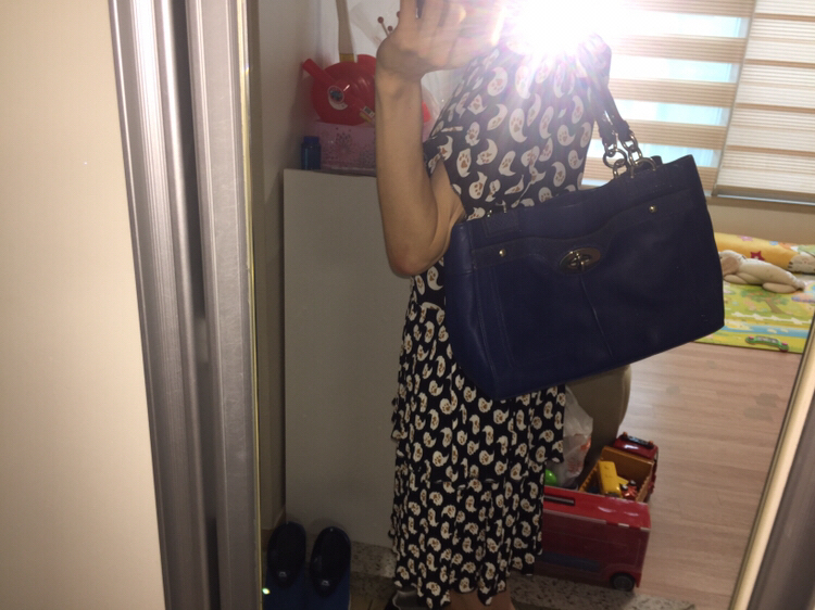 코치 미듐 토트&숄더 빈티지 블루/ 예뻐요 ♡♡ 이미지