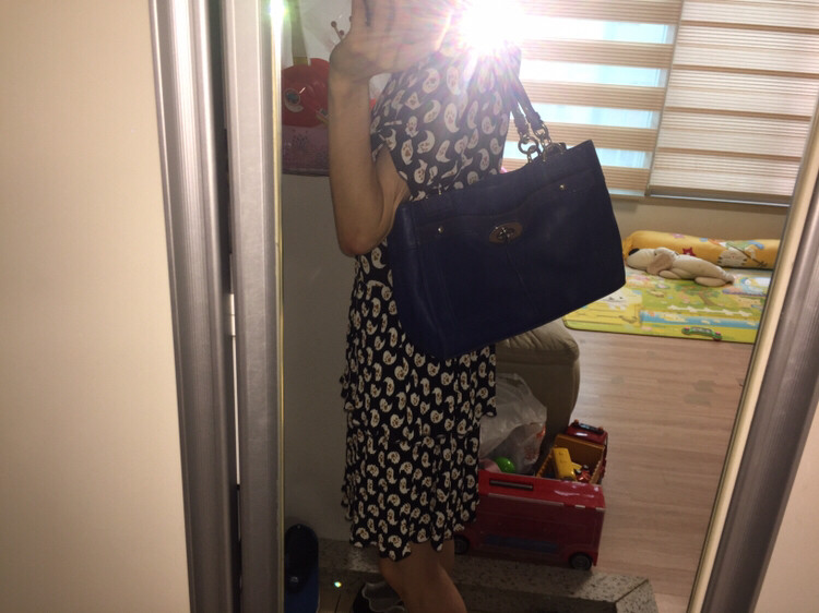 코치 미듐 토트&숄더 빈티지 블루/ 예뻐요 ♡♡ 이미지