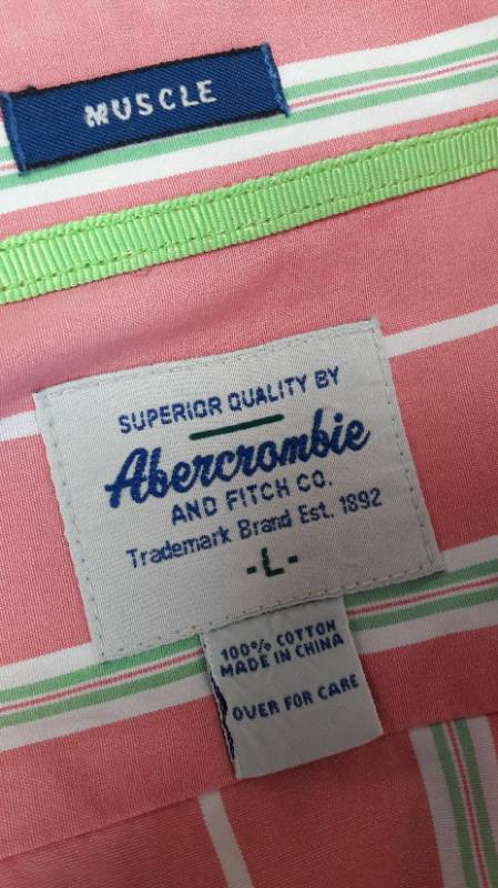 아베크롬비피치 남자셔츠(L사이즈)--5