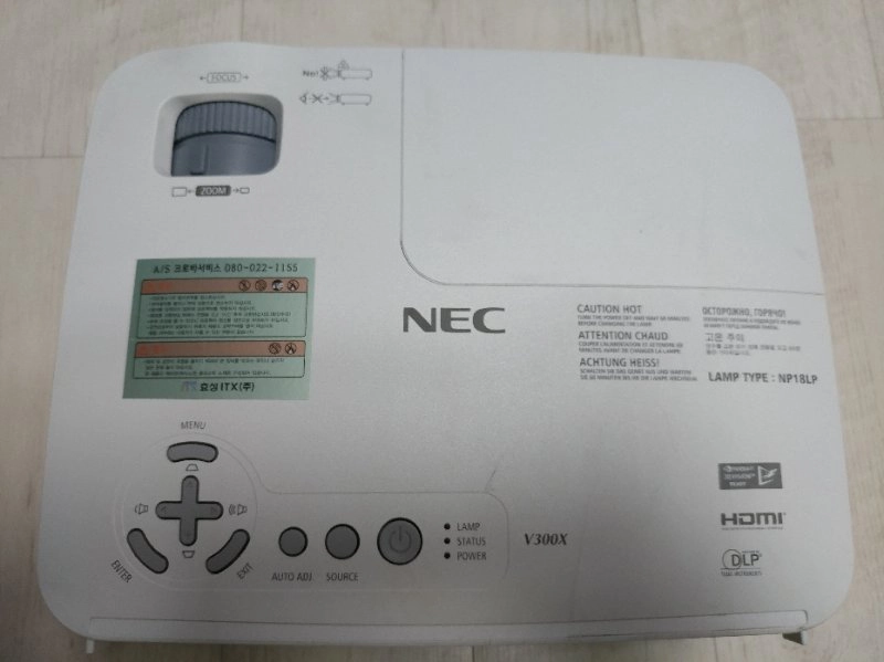 빔 프로젝터 NEC v300x 가격내림 이미지