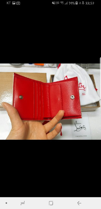 풀셋) 남여공용 크리스찬 루부탱 스파이크 반지갑--2