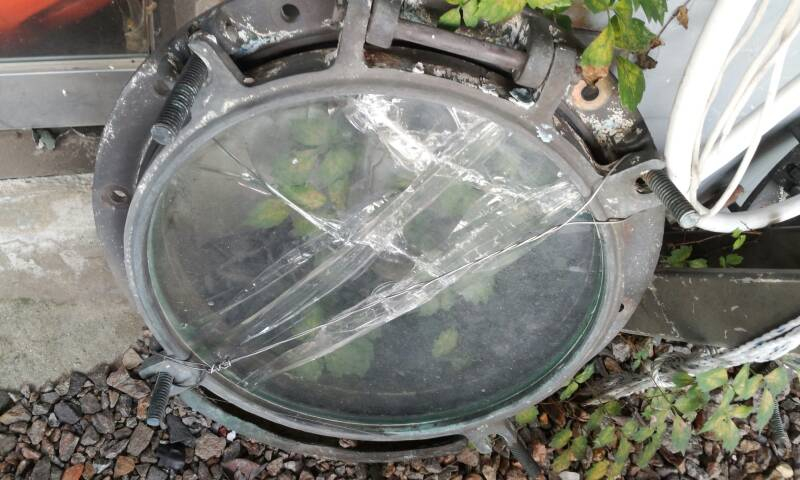  빈티지  골동품 선박 창문 이미지