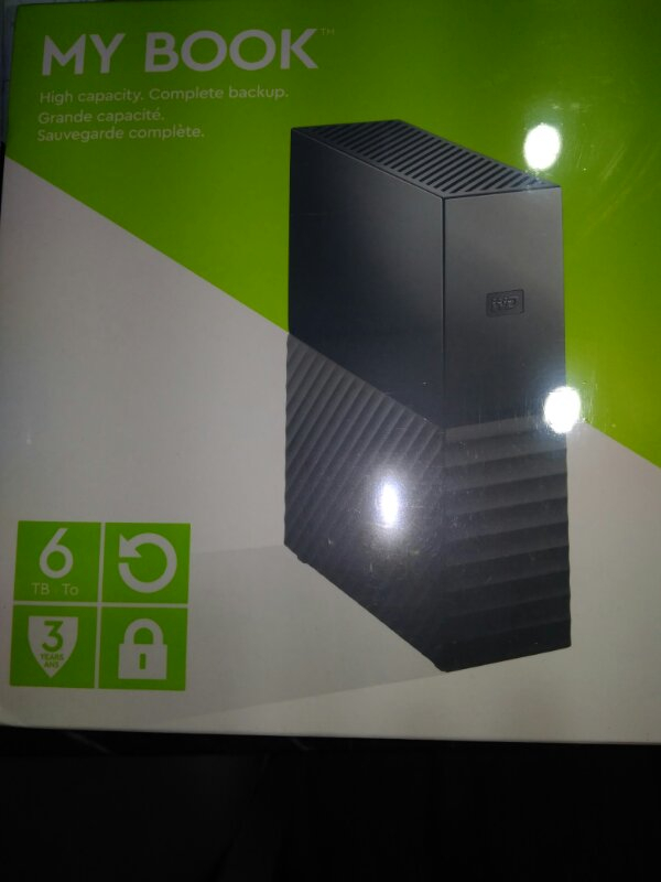 미개봉 6tb my book 외장하드--0