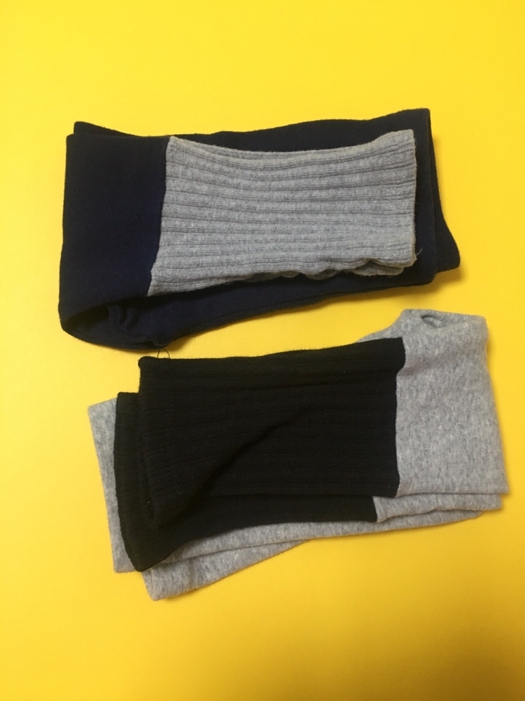 아기 니트배색레깅스 2개--2