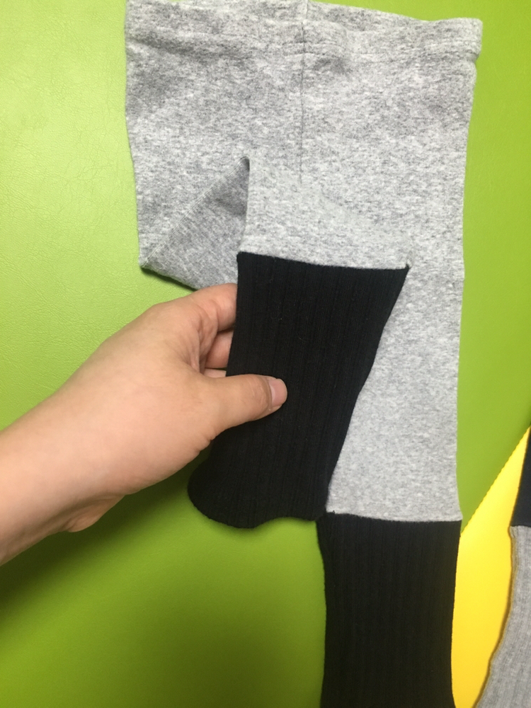 아기 니트배색레깅스 2개--3