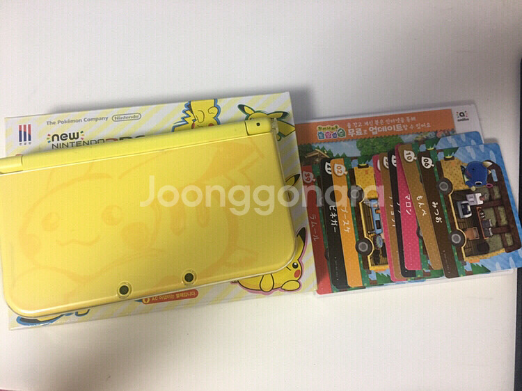 닌텐도 피카츄 에디션 3DSXL + 튀어나와요 동--0