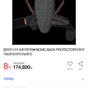 척추보호대(알파인스타)